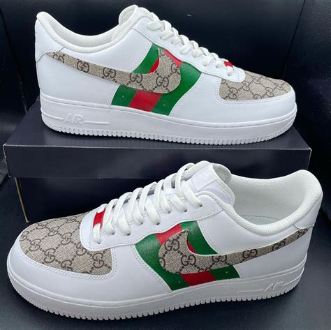 gucci print af1|custom gucci air force 1s.